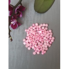 Полубусины 6 мм, цвет розовый