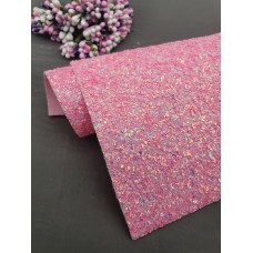 Блестящий материал "Алмазный" (цвет розовый)