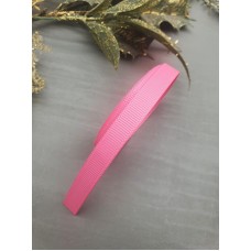 Репсовая лента 10 мм "Премиум" (цвет №156) ярко-розовый