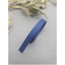 Репсовая лента 10 мм "Премиум" (цвет №370) темно-синий