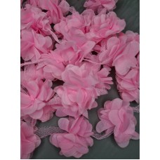 Шифоновые цветы (цвет светло-розовый)