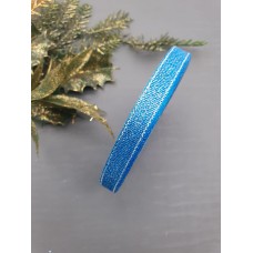Парчовая лента 10 мм (цвет ярко-голубой)