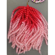 Спиральки (ярко-розовый/светло-розовый) 