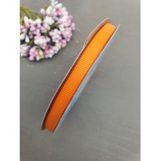 Репсовая лента 6 мм цвет №10 (оранжевый)